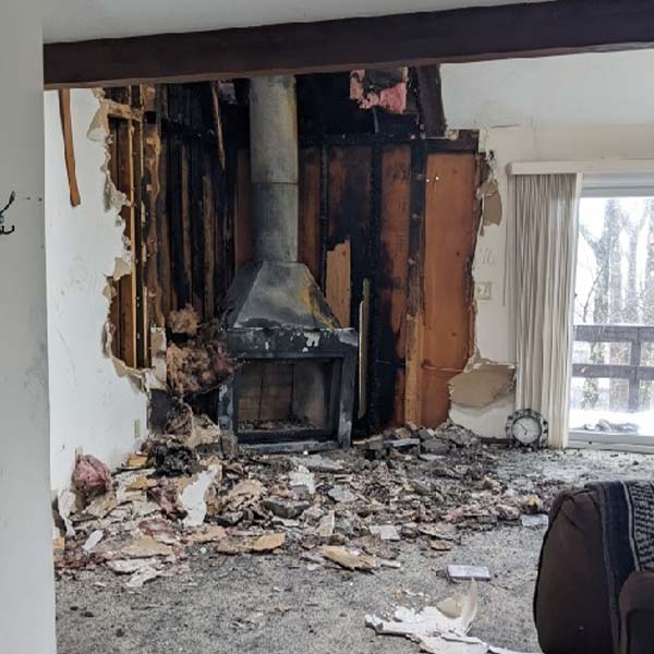 Fire and smoke damage restoration with 24/7 emergency response